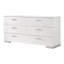 Ensemble de chambre à coucher 4 pièces blanc brillant-1170130840