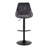 Swivel Upholstered Adjustable Height Counter Stool with Metal Frame-93302426