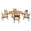 Vellore Outdoor Teak Dining Set-739721107