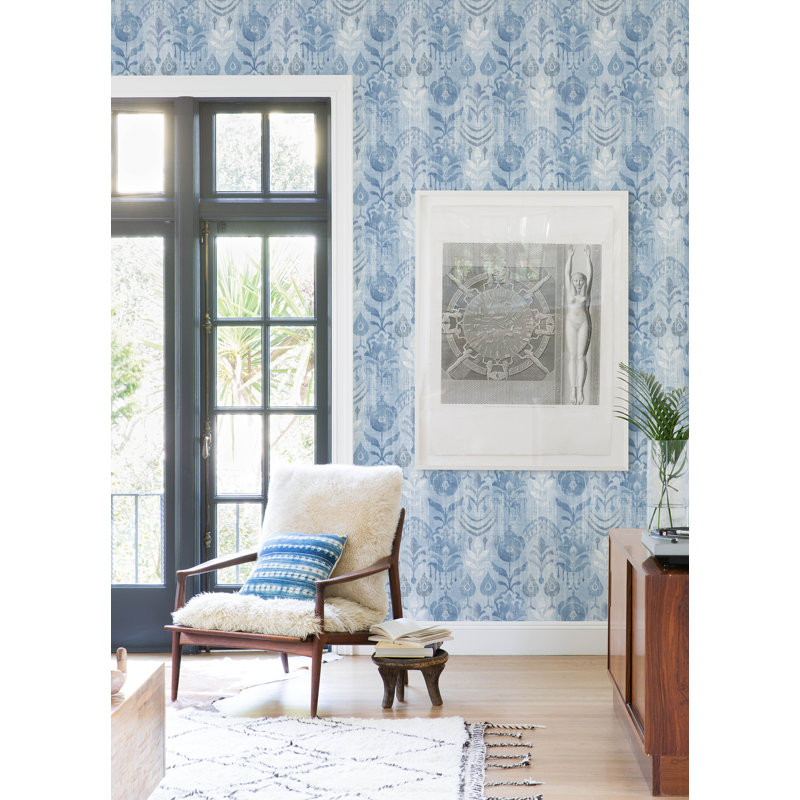 Pavord Floral Wallpaper Double Roll, Blue