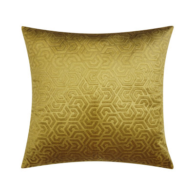 Geometric Feather Reversible Throw Pillow