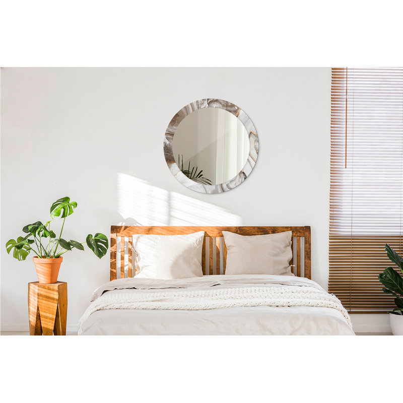 Huldar Glass Flat Wall Mirror