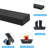 6'6" Handrail For Cable Railing System Stainless Steel Rectangular Handrail-matte Black