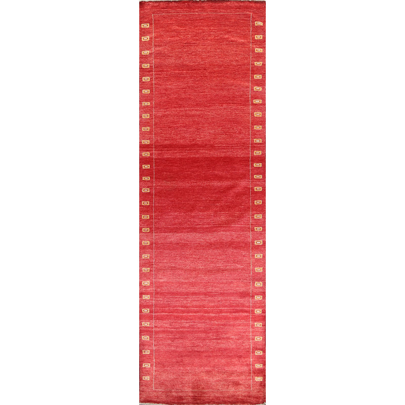 Tapis rouge rouge Gabbeh Kashkoli