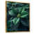 Toile avec cadre flottant or