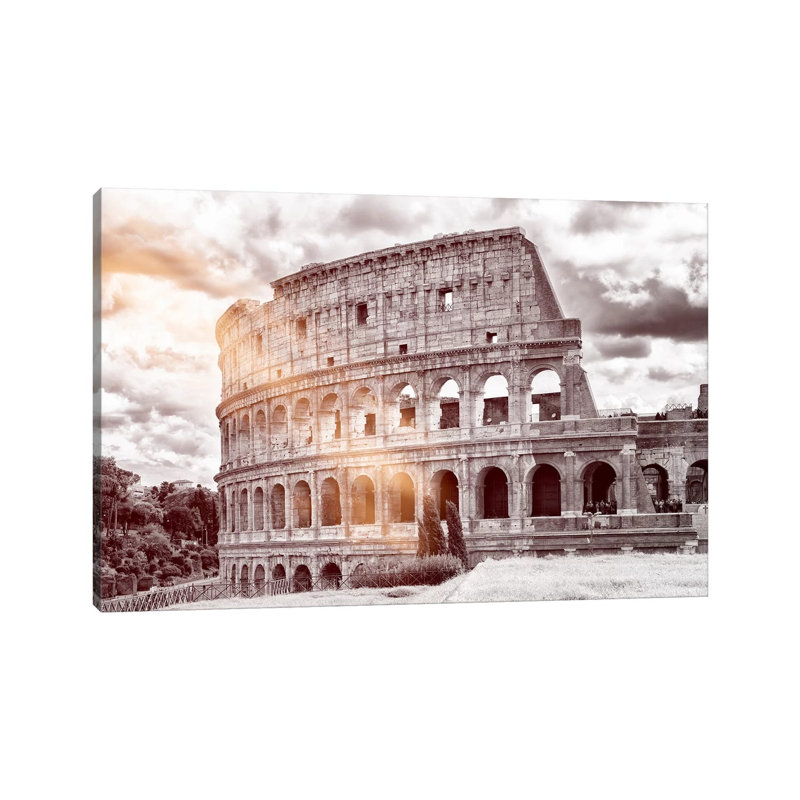 Colosseum Roma by Philippe Hugonnard - Wrapped Canvas Print, 101.6 cm H x 66.04 cm W x 3.175 cm D