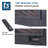 Sideline Recessed or Wall Mounted Electric Fireplace-1973214073