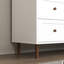 Armoire de rangement blanche avec tablettes réglables - Grand garde-manger pour porte en verre