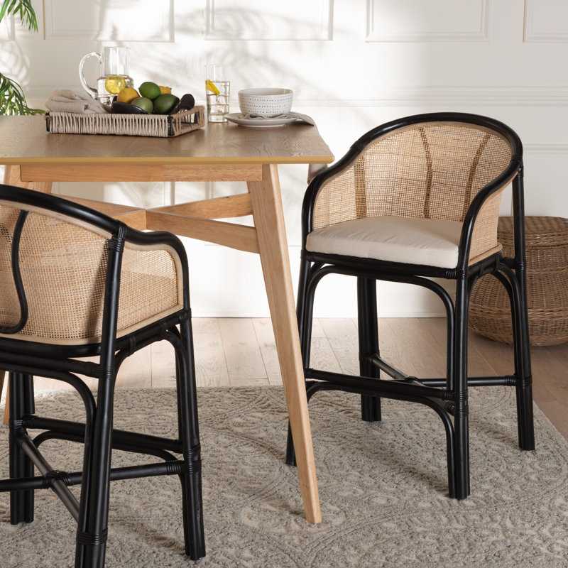 Norah 23.5" Rattan Counter Stool