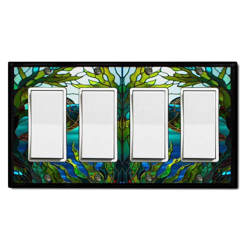 Landscape & Nature 4 - Gang Rocker Standard Wall Plate