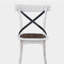 Chaise de salle à manger de style campagne moderne en métal 2 pièces 2 pièces