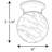 Ismenia Glass Flush Mount