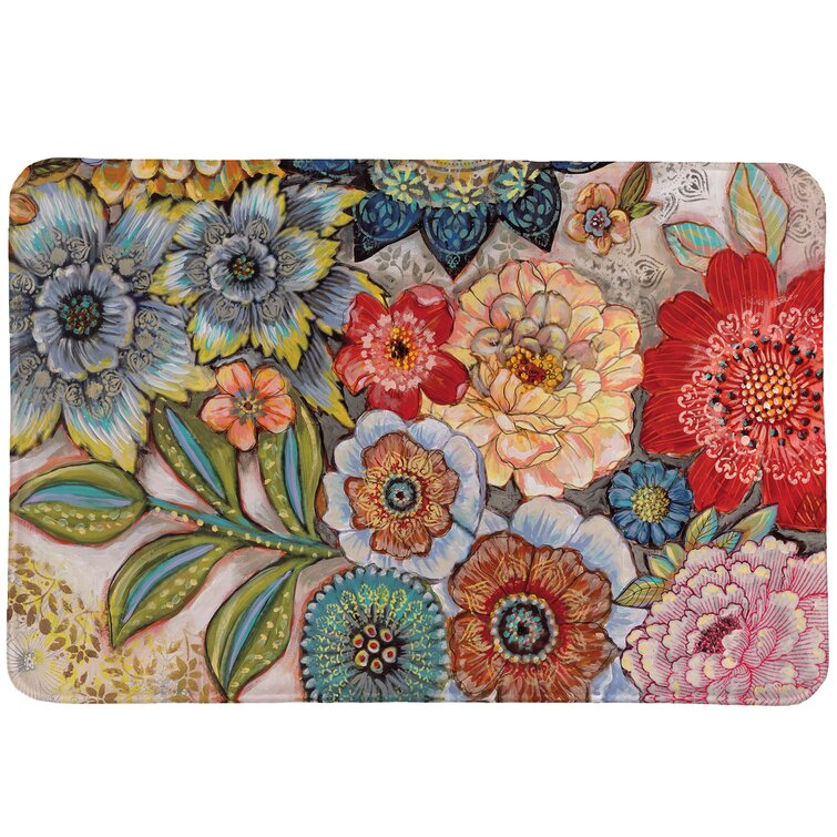 Bungalow Rose Haskell Bath Rug with Non-Slip Backing  Reviews | Wayfair