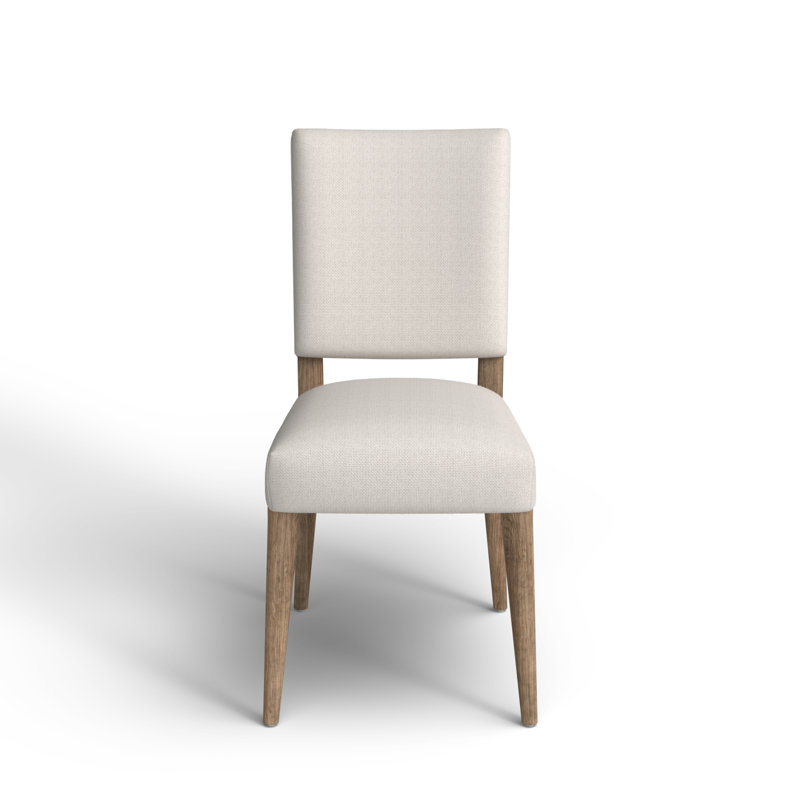 Norris 20.5'' H Linen Upholstered Side Chair, Unfinished Linen, Natural