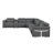 Suhur 8 - Piece Top Grain Italian Leather Power Reclining Sectional-93657939