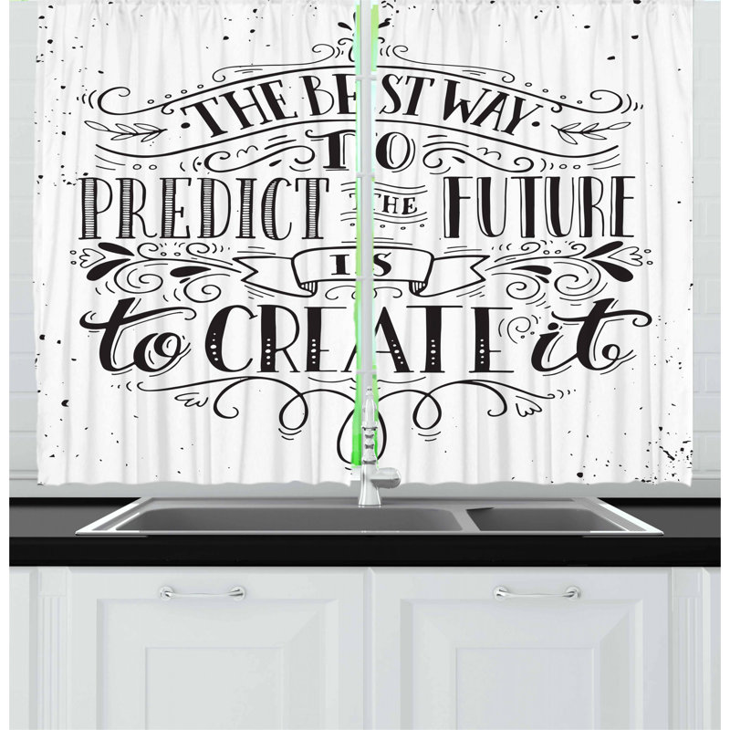 Ensemble de rideau de cuisine 2 pièces inspirational