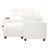 U-Shaped With Movable And Versatile Coffee Table, White - Hidden Charging Access, Cushioned Rest, Framework 90" Sectional Couch Practical Table Built-In Ability, Soft Cushioning Area, Build Guarantee-1245964819