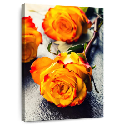 Roses orange vif Harnek
