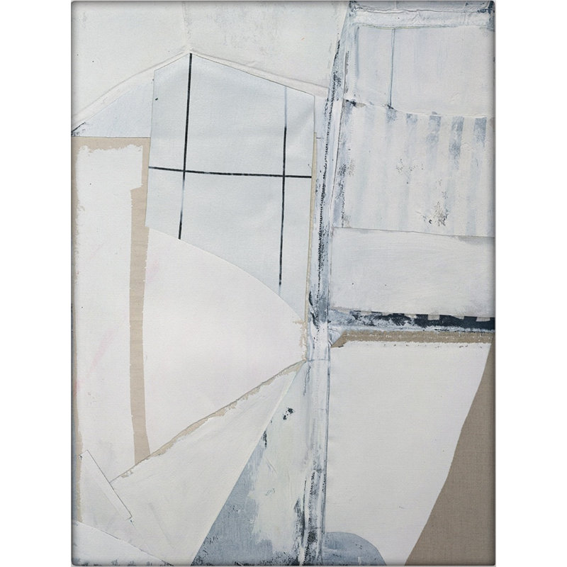 White Ferrari Print by Ngo, PC, Black, 40" H x 30" W