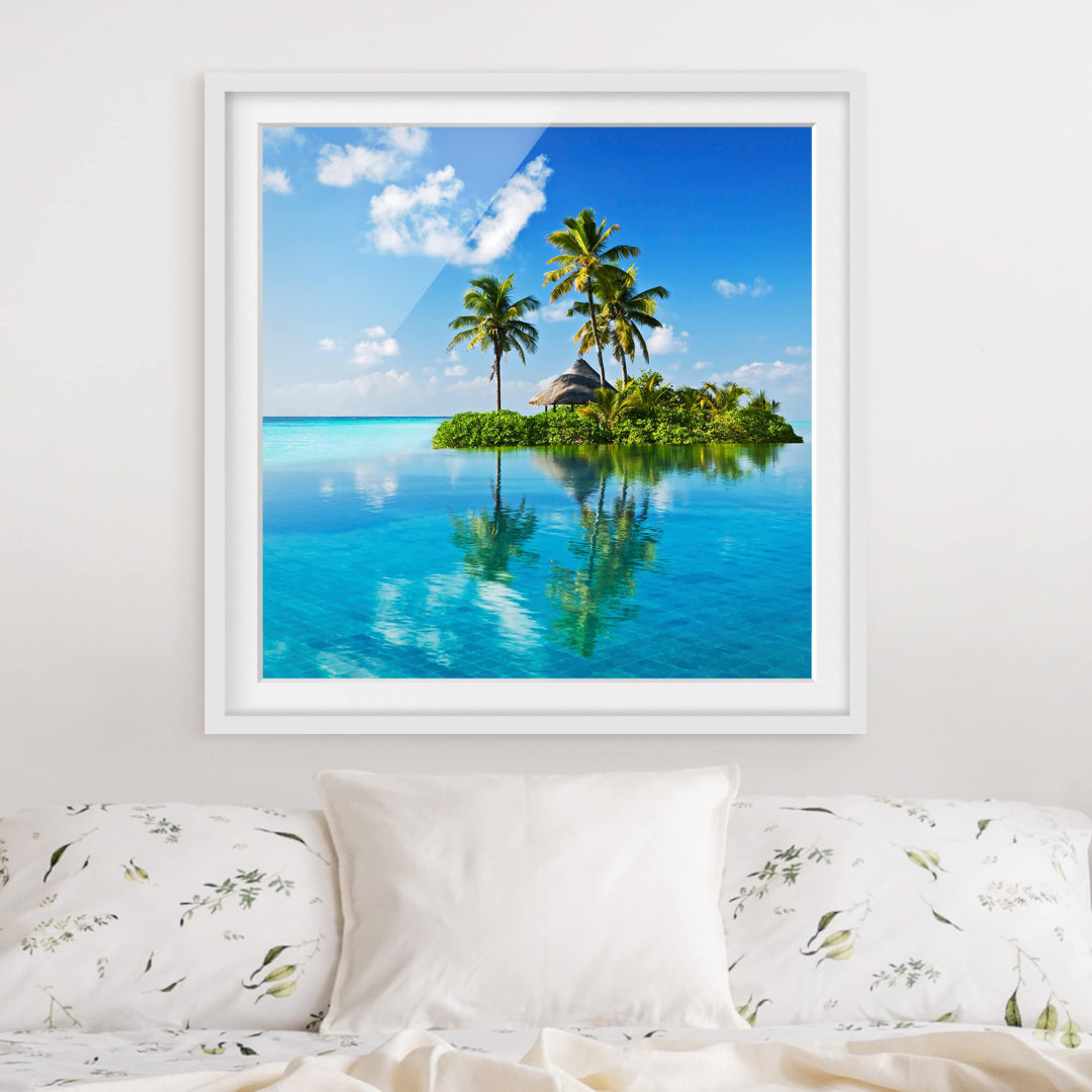 Gerahmtes Poster Tropical Paradise