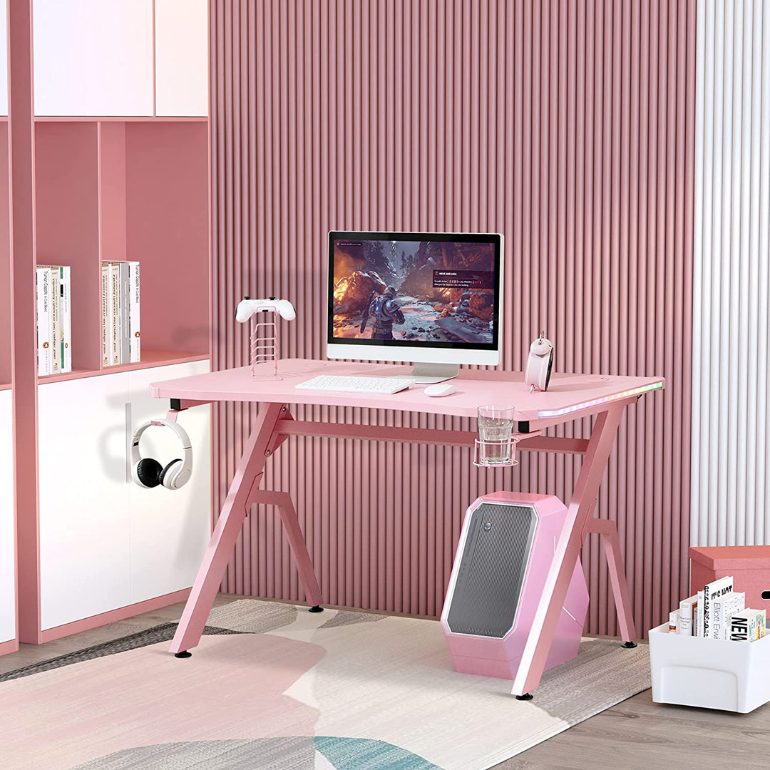 Dalessandro Gaming 120Cm W Rectangular Computer Desk