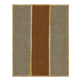 Rug & Kilim’S Contemporary Kilim In Beige-Brown And Orange Textural Stripes