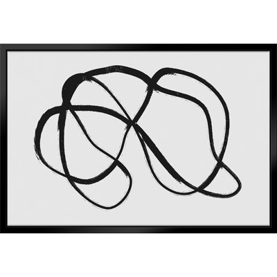 One Line - Floater Frame, impression sur toile