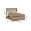 Lit plateforme tapissier avec rangement Coutee-599525764