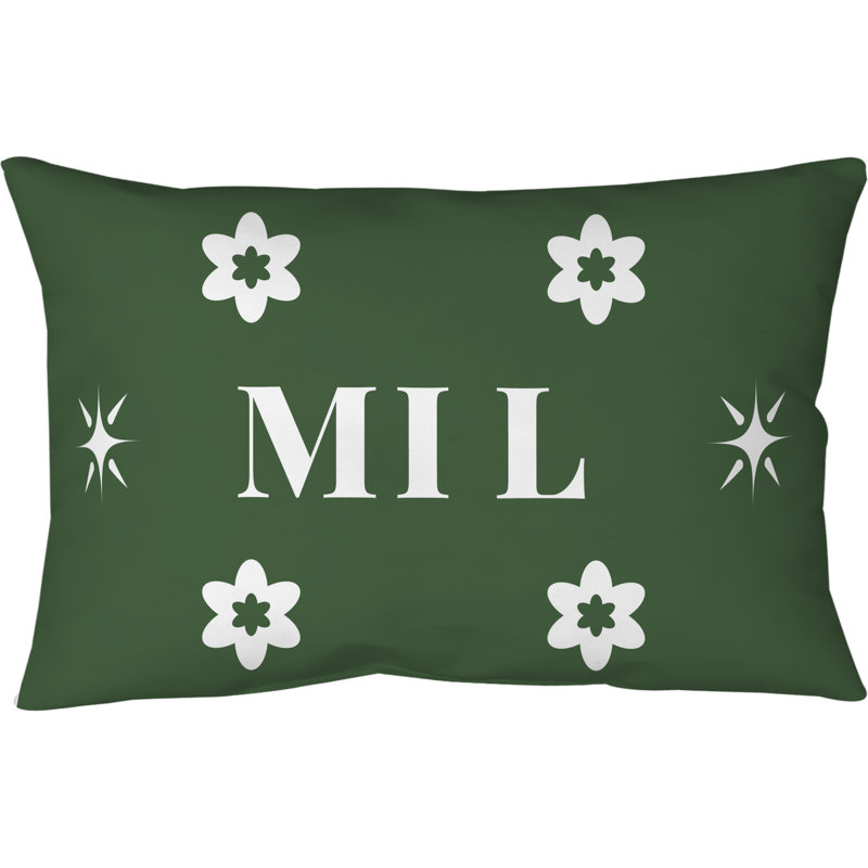 Coussin d'extérieur soufflé et fermé 20 po x 14 po Milwaukee, Vert/blanc
