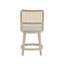 Oasis Swivel Upholstered Stool with Solid Wood Frame-1716490463