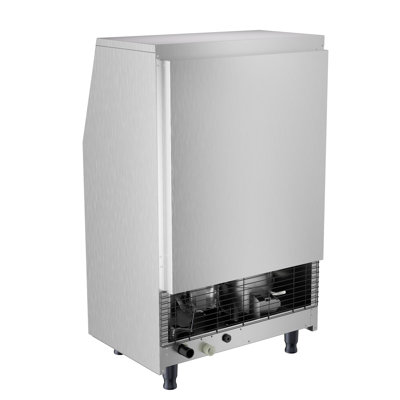 Coolake Commercial Ice Maker Machine, 200 Lbs Per 24 Hours With 55 Lbs Storage, Air Cooled Under Counter Cube Ice Maker, Stainless Steel Self Contained Ice Machine For Home Bar Garage Outdoor