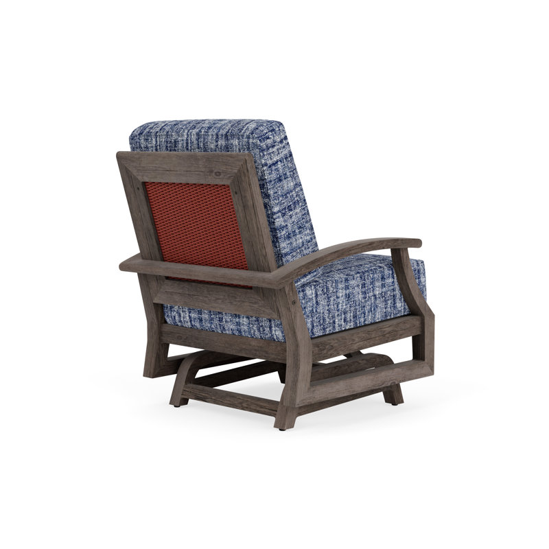 Frontier Outdoor Rocker Chair, Visions Cobalt, Charcoal
