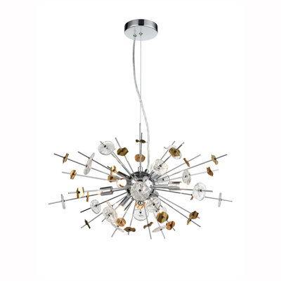 Adoniah 8 - Light Chrome Sputnik Pendant