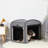 Chauntia Collapsible Furniture Style Crate with 3 Doors-837338005