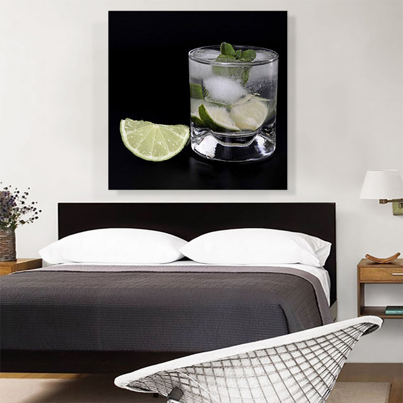 Mojito Drink Bar - reproduction de photo sur toile tendue, H 36 po x l 36 po x P 0,75 po