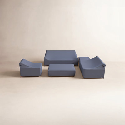 Melrose Teak Outdoor Sofa Seating Group Cover