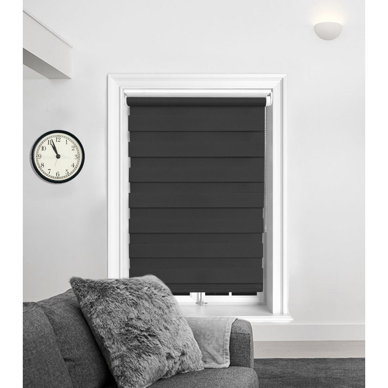 Roller Shade, 60"W x 165"L, Black