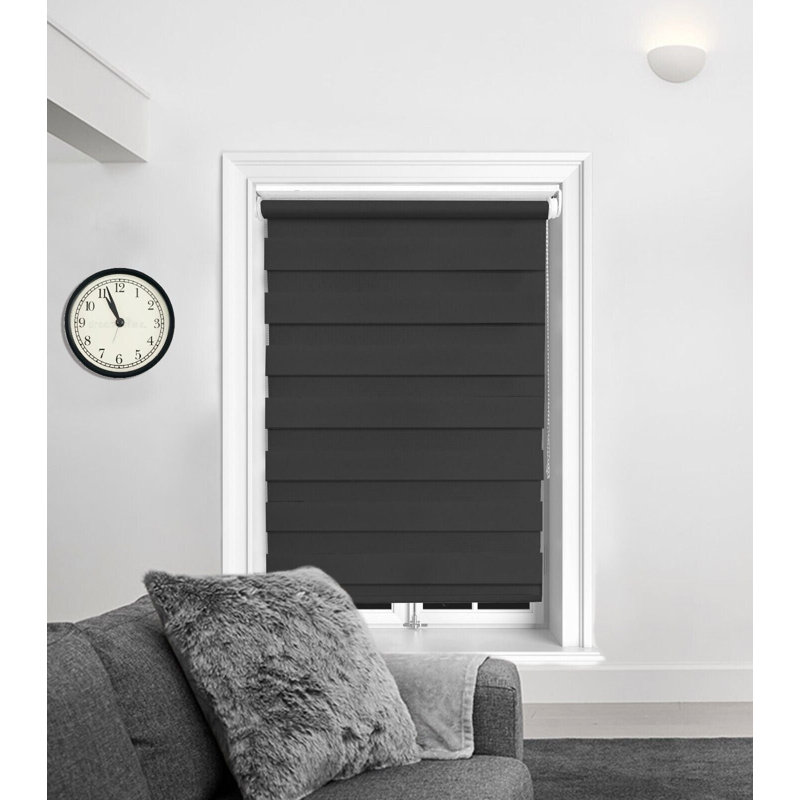 Roller shade, Black, 90"W x 165"L