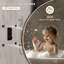 Système de douche à pluie complet 4 fonctions SlideLux 4 fonctions avec bec de baignoire, jets de corps et barre coulissante SlideLux-110585262