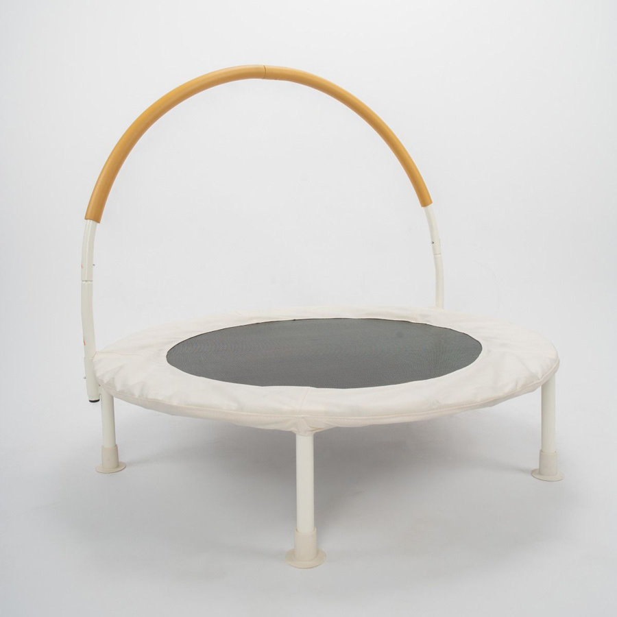 Jumpking 36 Inch Indoor And Outdoor Toddler Trampoline With Bungie Cords, Powder Coated Rust Resistant, Perfect For Families With Young Children
