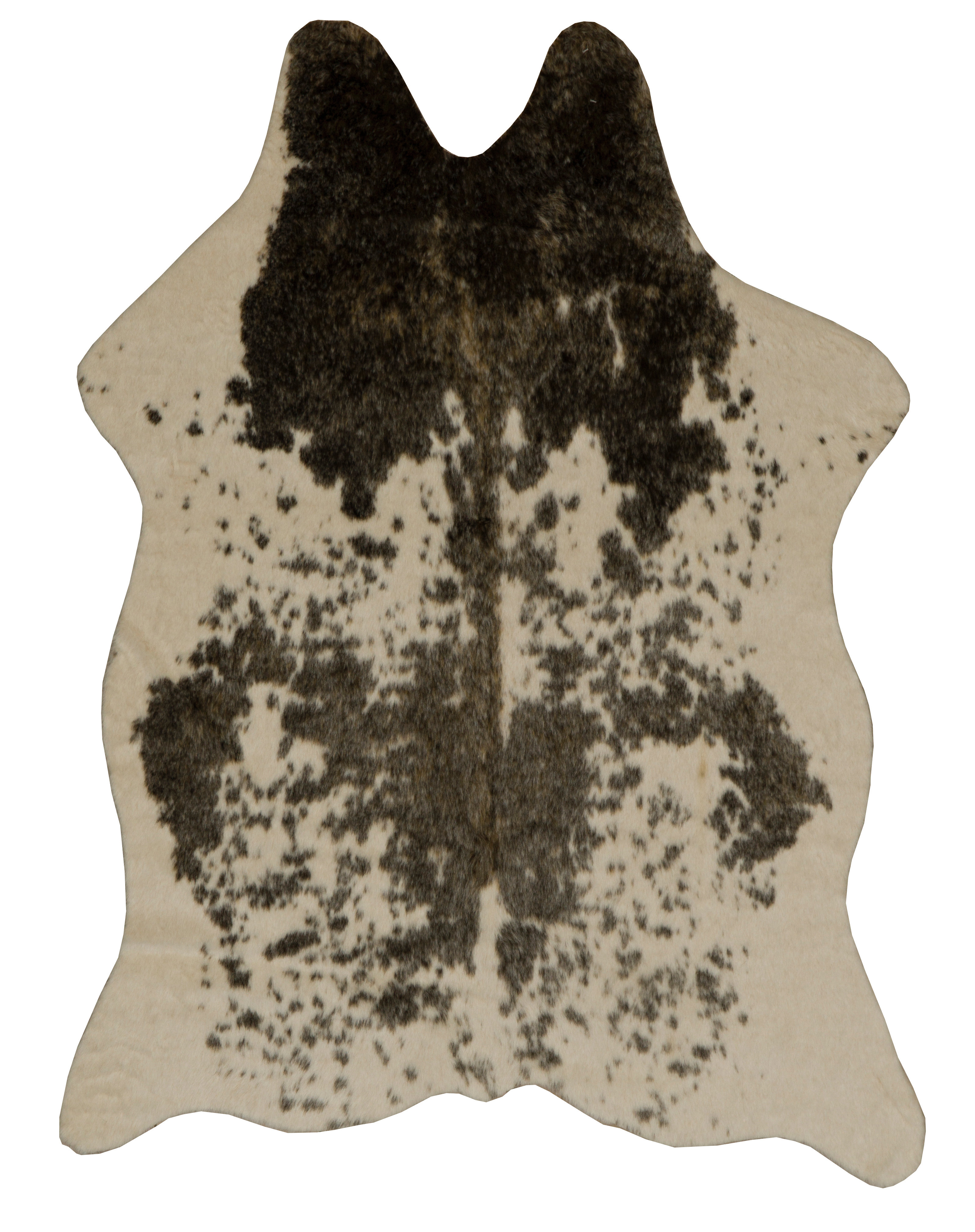 Laurel Foundry Modern Farmhouse® Lilianna Faux Cowhide Dark Brown/White ...