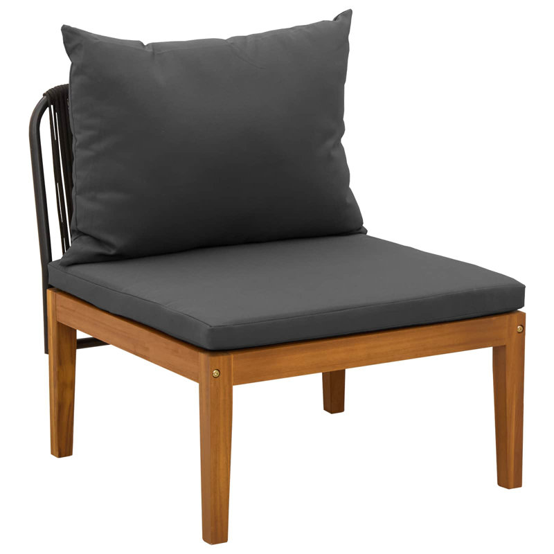  Outdoor Sectional Sofa Units Garden Furniture Patio Seating Balcony, Anthracite