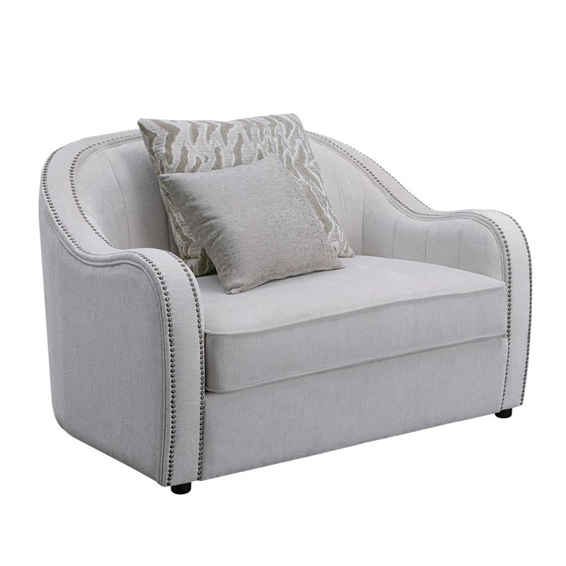Fauteuil Mahler avec 2 coussins Leodore