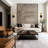 Modern Black Gold Cylinder Wall Sconce