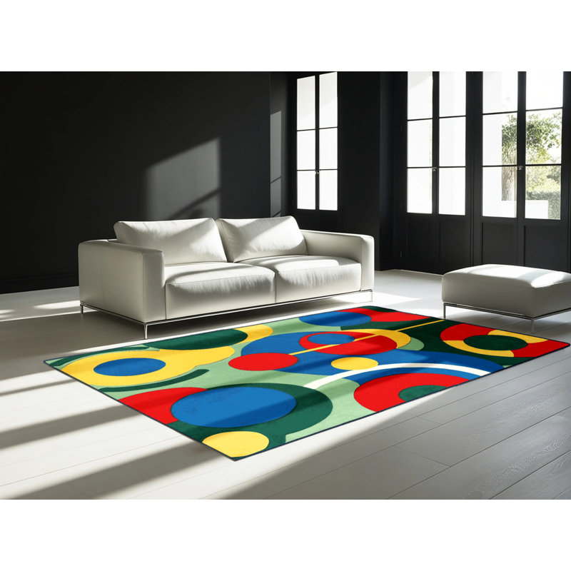 Zesty Rhythm Rug, Round 5'