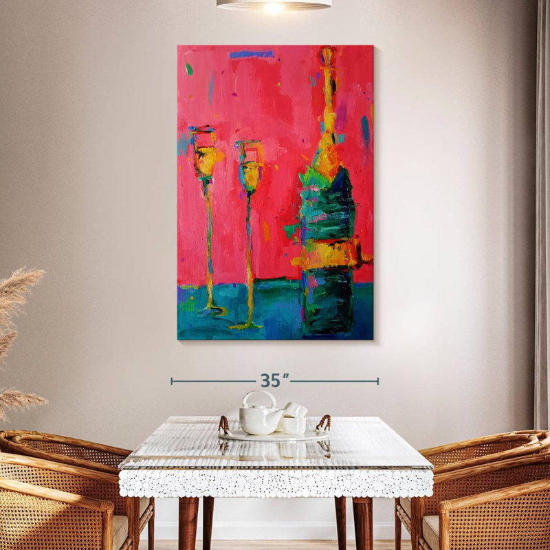Yarlin Prosecco, 51" H x 34" W
