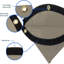 Bâche ronde résistante et imperméable avec œillets et bords renforcés, bâche pour piscine / bateau / tente / terrain de sport-75261023
