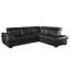 Edena Leather Corner Sofabed-711408205-711408204
