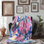 Watercolor Flower Art - 1 pièce Sherpa Premium-100679086