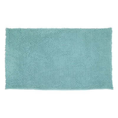 Wayfair Basics® Aguon Chenille Super Soft Absorbent Microfiber Rectangle Non-Slip Bath Rug